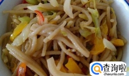 怎么做什锦炒莜面鱼